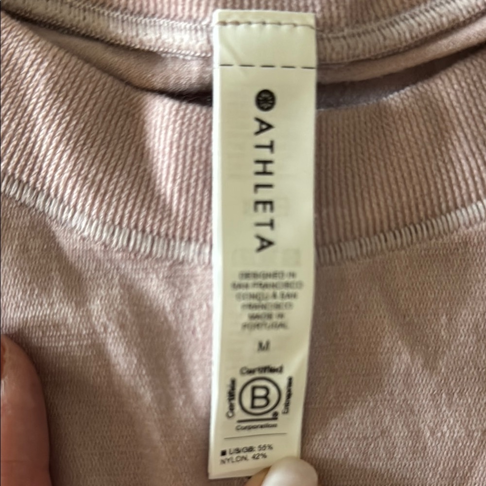 Athleta Lavender/pink Muscle Tee Tank Top - Picture 2 of 3